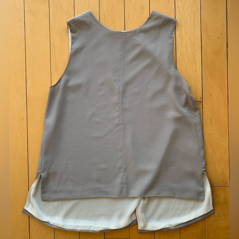 NWOT semi open back top